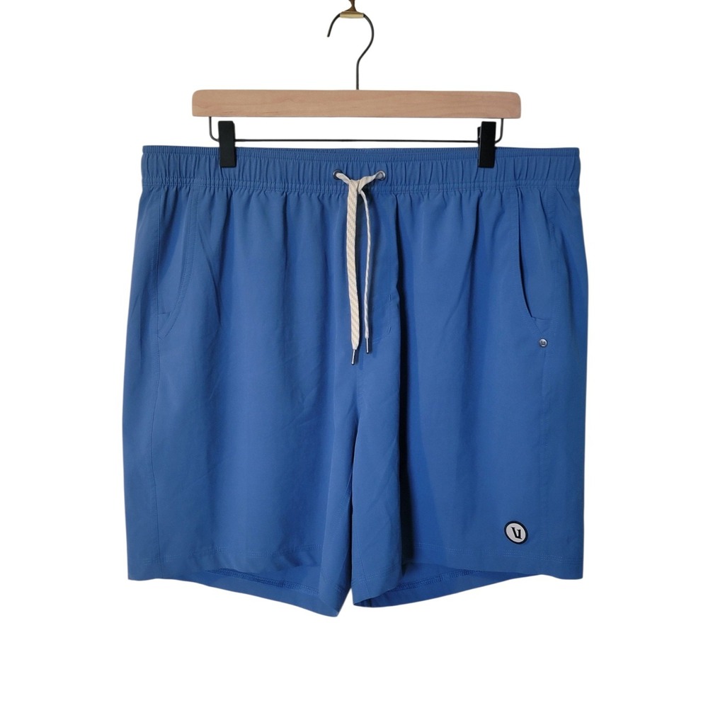 VUORI Kore Lightweight Breathable Unlined Shorts Blue Size XXL